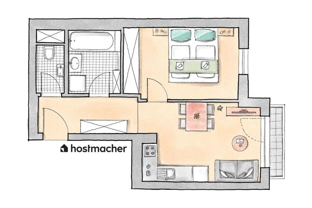 Trendy 1Br, Direct City Access By Hm Вена Экстерьер фото